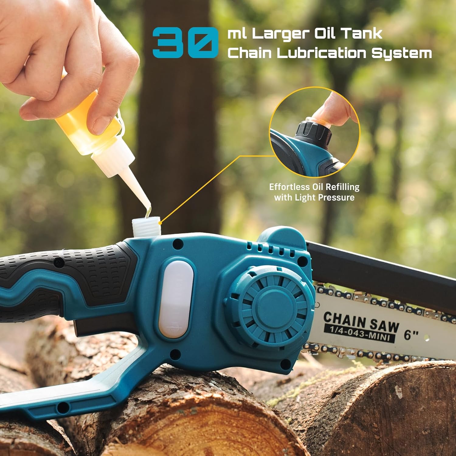 Gardening Tools To Cut Branches - SEESII 2-in-1 6' Brushless Electric Saw