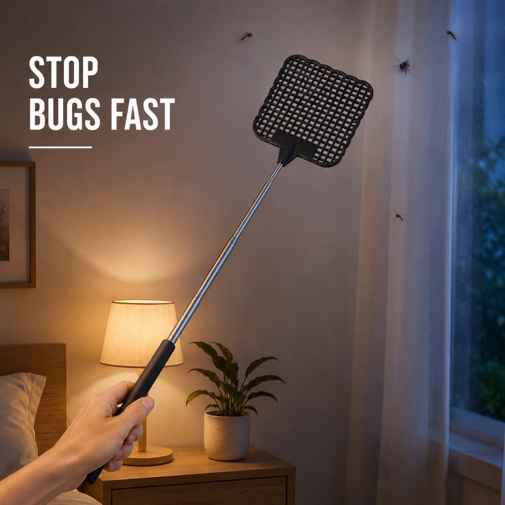 Gardening Tools Uses - Black Fly Swatter 1/2/5 Pack Stainless
