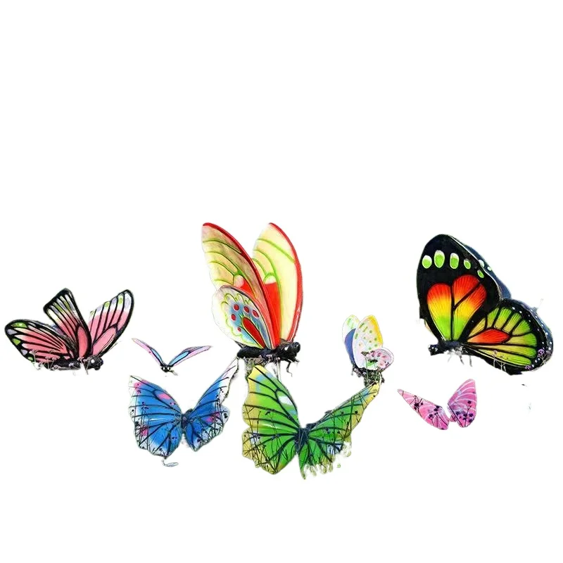 Gardening Tools Sketch - Outdoor butterfly sculpture simulation animal sketch