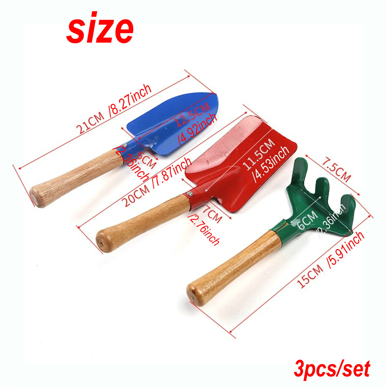 One set three pieces Camping a - Gardening Tools Toys recension och pris