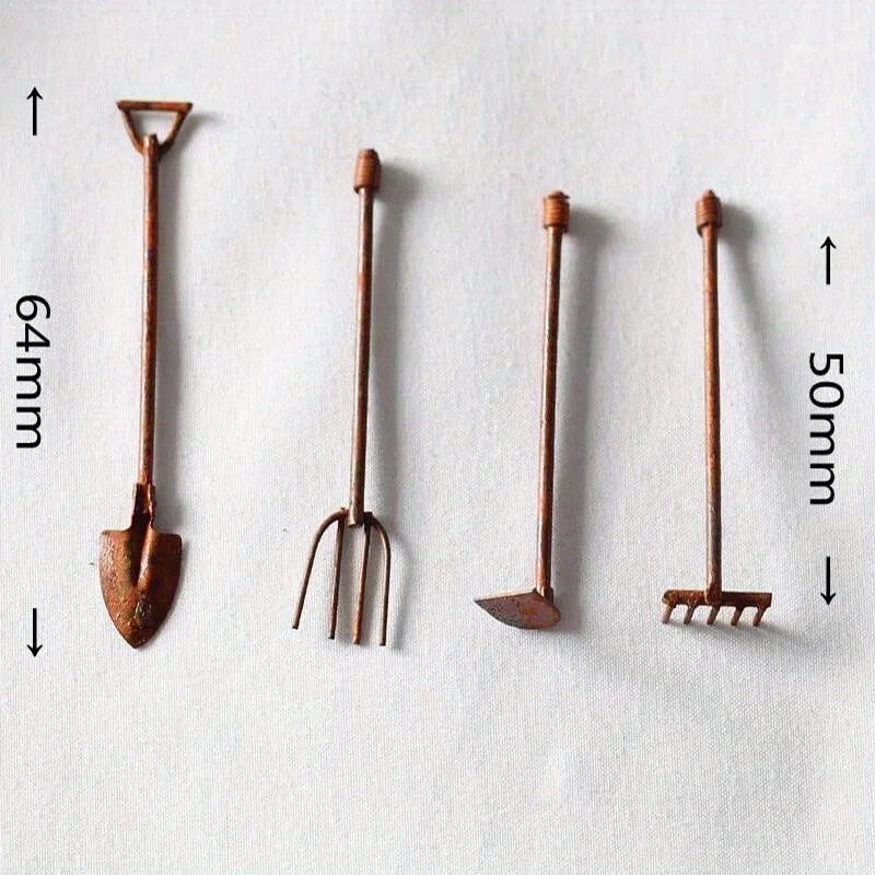 4Pcs/Pack Miniature Garden Too - Gardening Tools Toys recension och pris