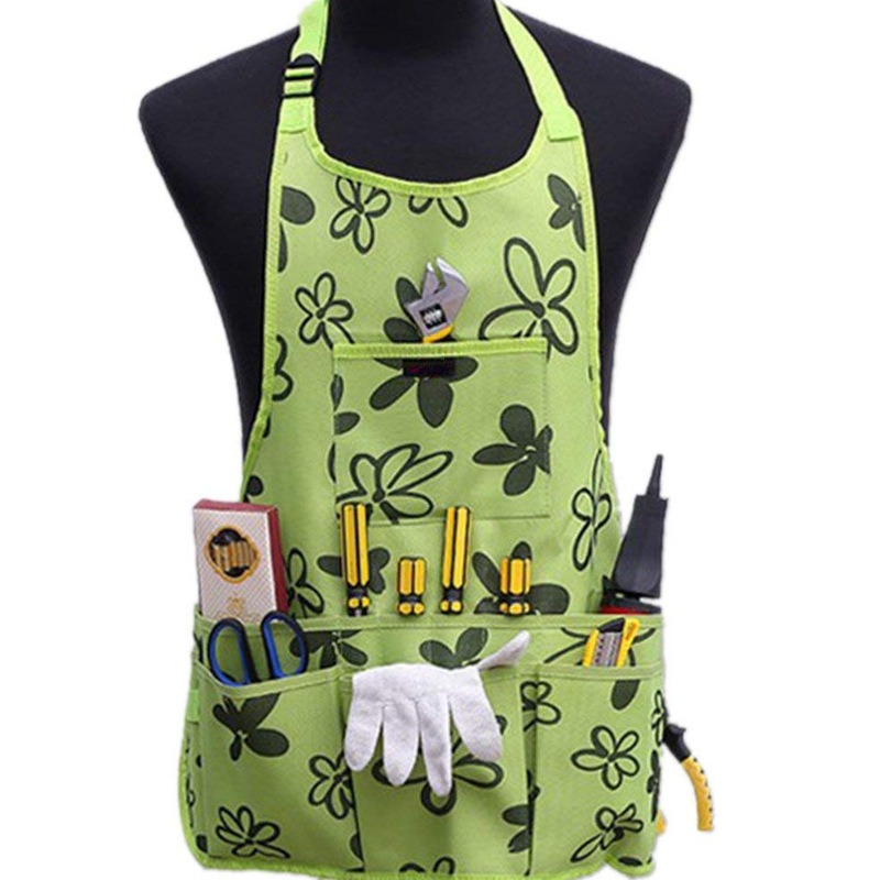 Garden Work Apron with Pockets - Gardening Tools Women recension och pris