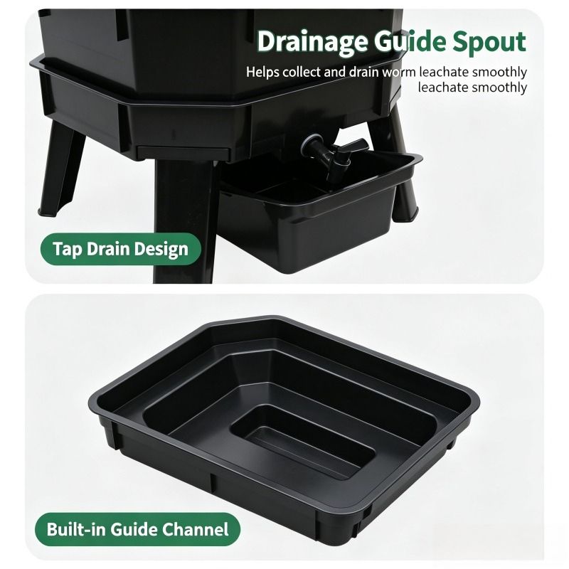Worm Composter Bin for Kitchen - Compost Bin recension och pris