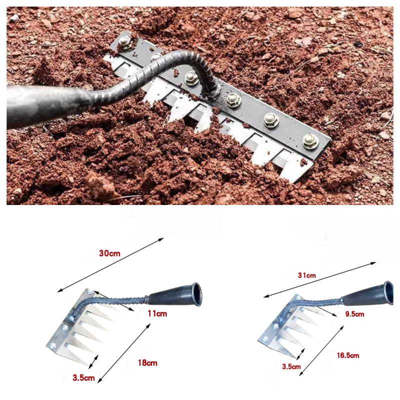 Steel Garden Weeding Rake Mult - Gardening Tools Uses recension och pris