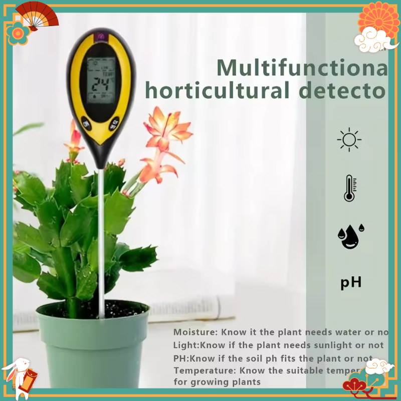 Multifunctional 4-in-1 Soil PH - Gardening Tools Uses recension och pris