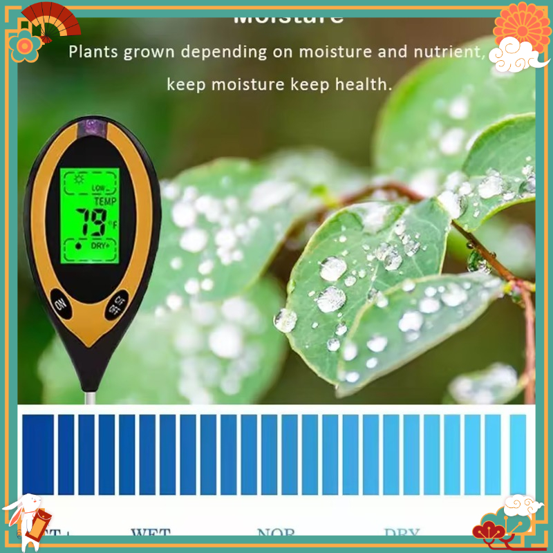 Multifunctional 4-in-1 Soil PH - Gardening Tools Uses recension och pris