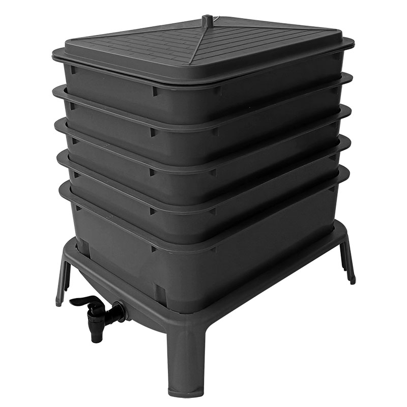 Heavy Duty 50L 5-Tray Worm Far - Compost Bin recension och pris