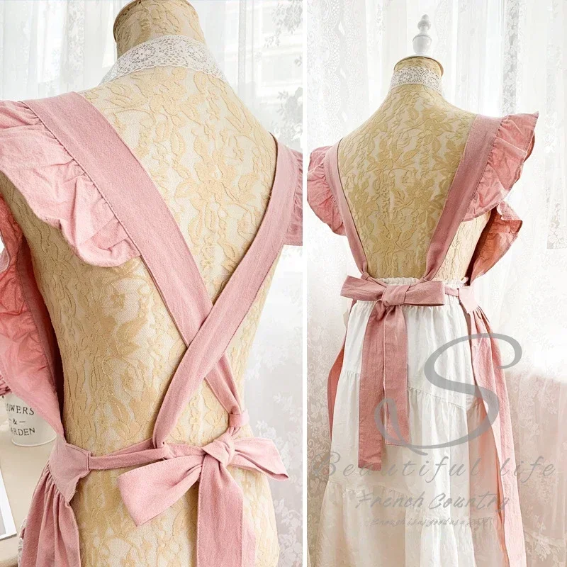 Female Women Apron Cotton Line - Gardening Tools Women recension och pris
