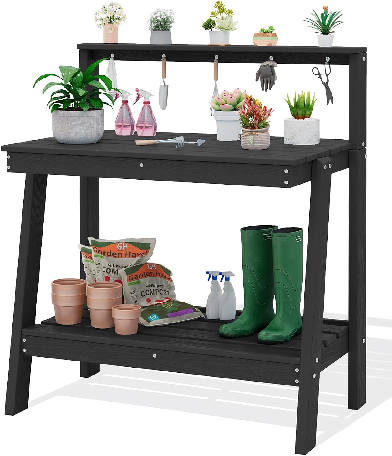 3‑Tier Outdoor Gardening Potti - Gardening Tools Uses recension och pris