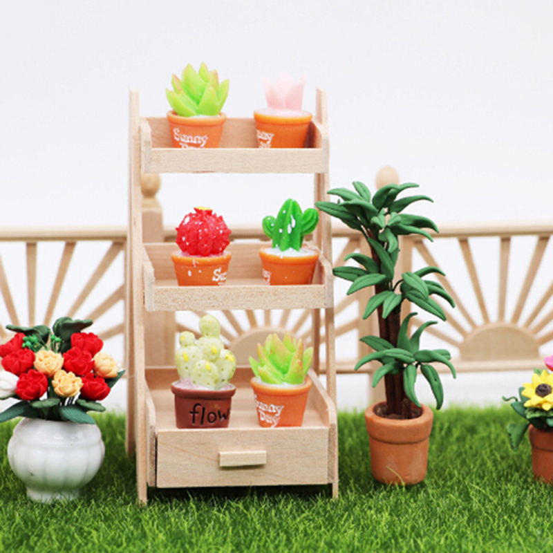 1Pcs Dollhouse Miniature Plant - Gardening Tools Wooden recension och pris