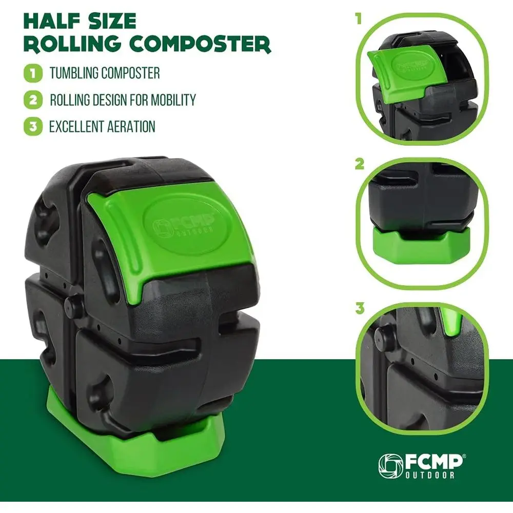 Outdoor Single Chamber Rotatin - Compost Bin recension och pris