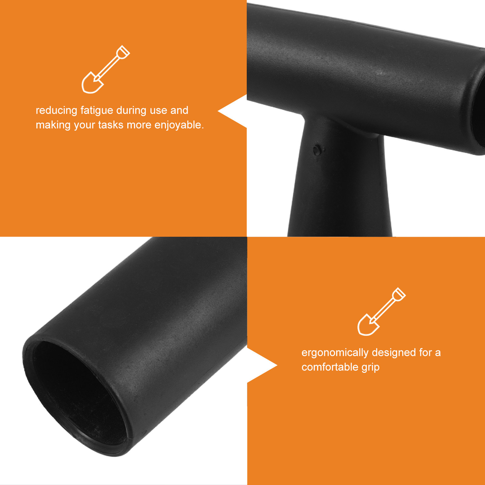 3Pcs Iron Shovel Handle Replac - Spade Digging Fork recension och pris