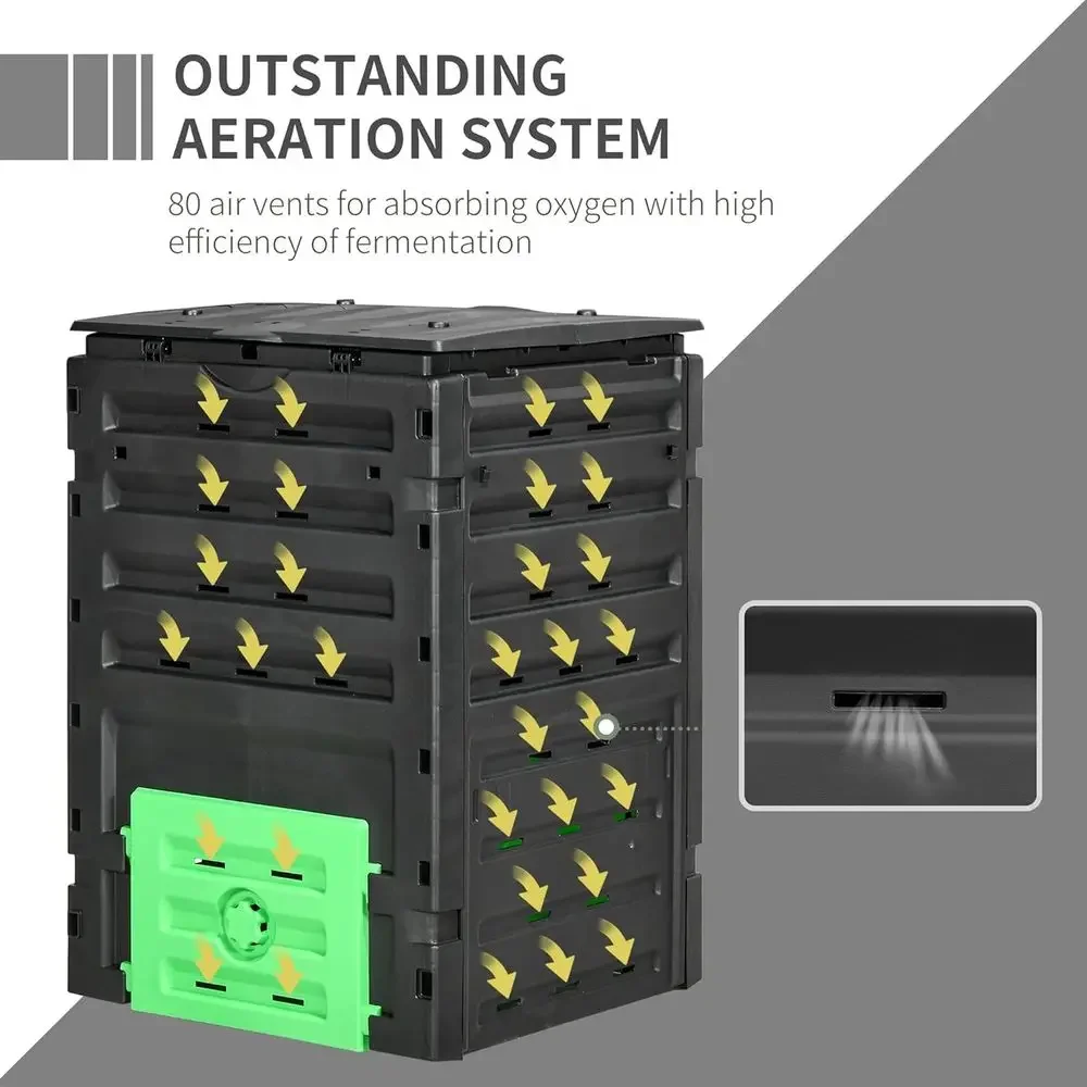 120 Gallon Large Capacity Gard - Compost Bin recension och pris