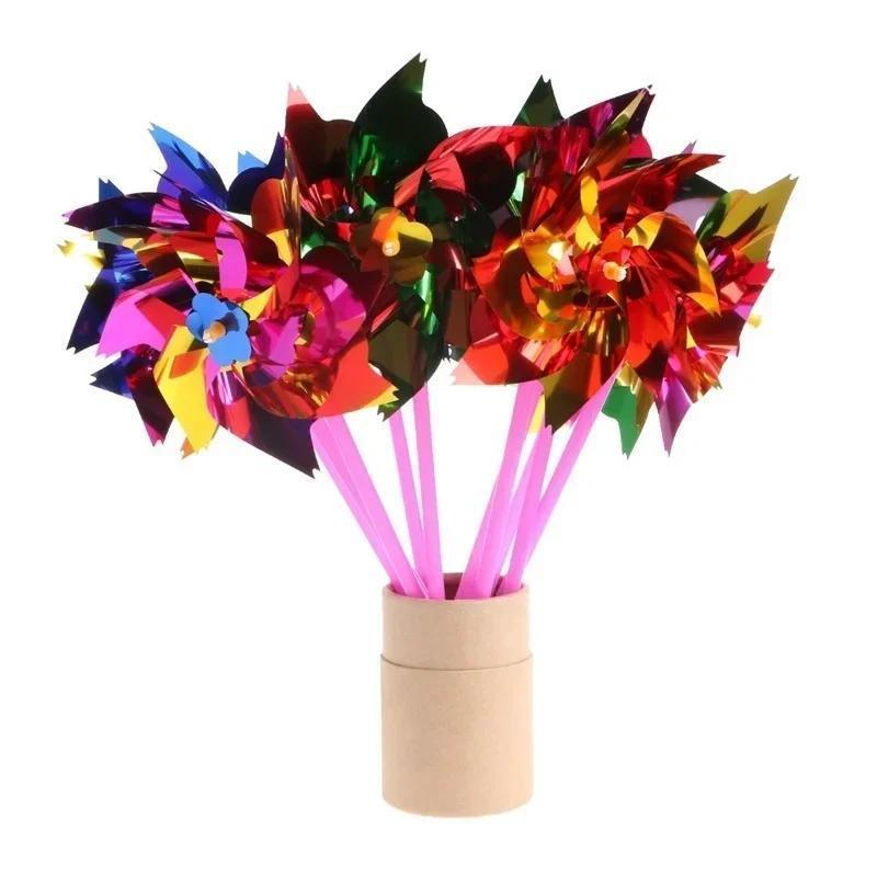 6Pcs Plastic Windmill Pinwheel - Gardening Tools Toys recension och pris