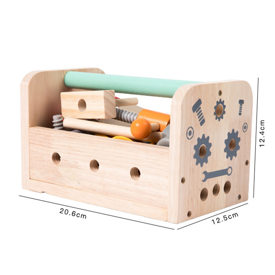 Kids Tool Bench Wooden Set Toy - Gardening Tools Kids Set recension och pris