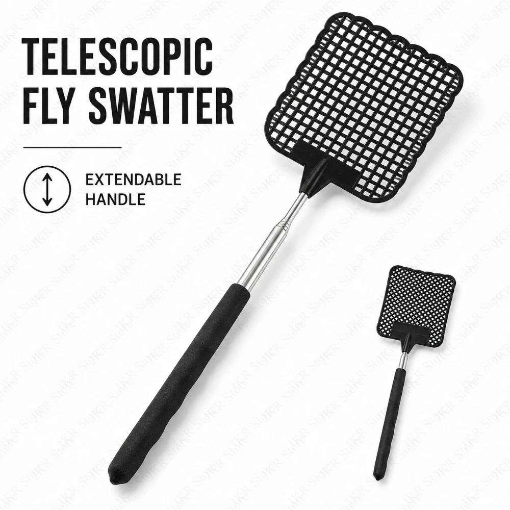 Black Fly Swatter 1/2/5 Pack S - Gardening Tools Uses recension och pris