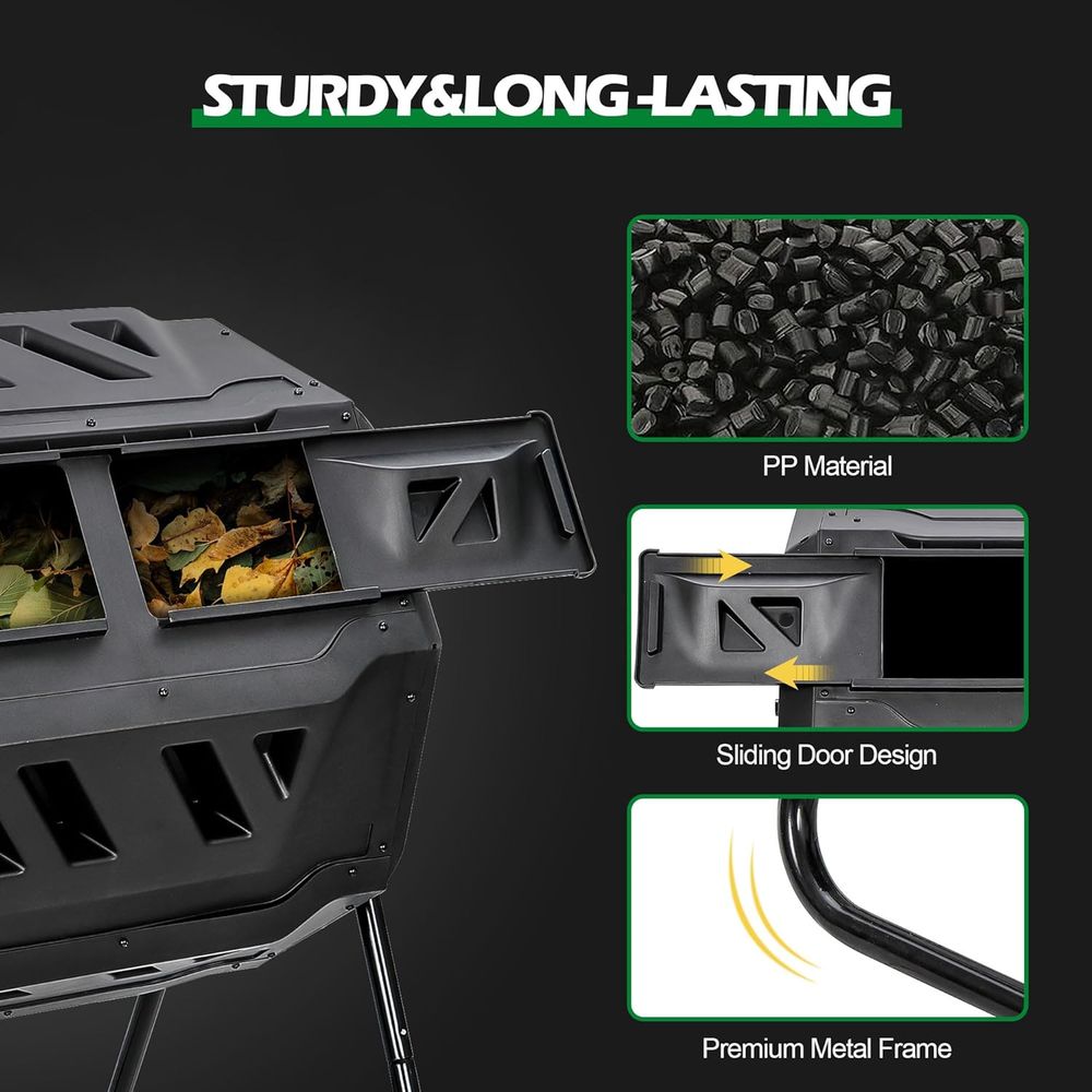 43 Gallon Compost Tumbler Bin  - Compost Bin recension och pris