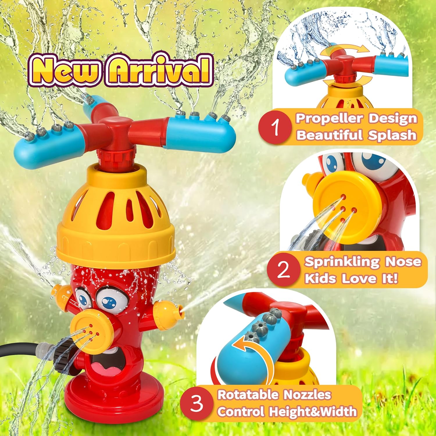 Hydrant Sprinkle Water Spray T - Gardening Tools Toys recension och pris