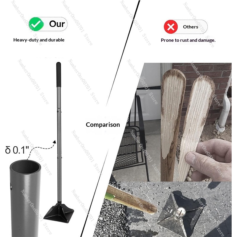 Detachable Steel Garden Tamper - Gardening Tools Uses recension och pris