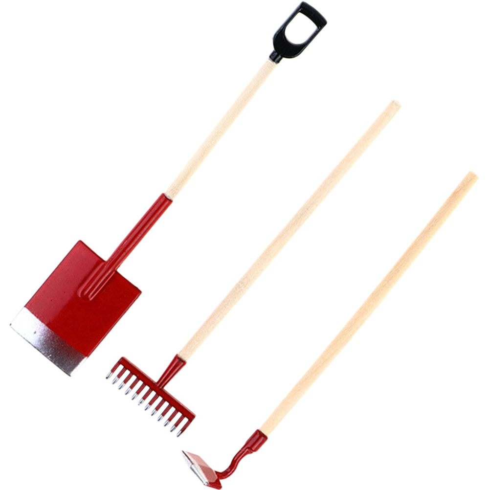 3Pcs Miniature House Accessori - Gardening Tools Kids Set recension och pris