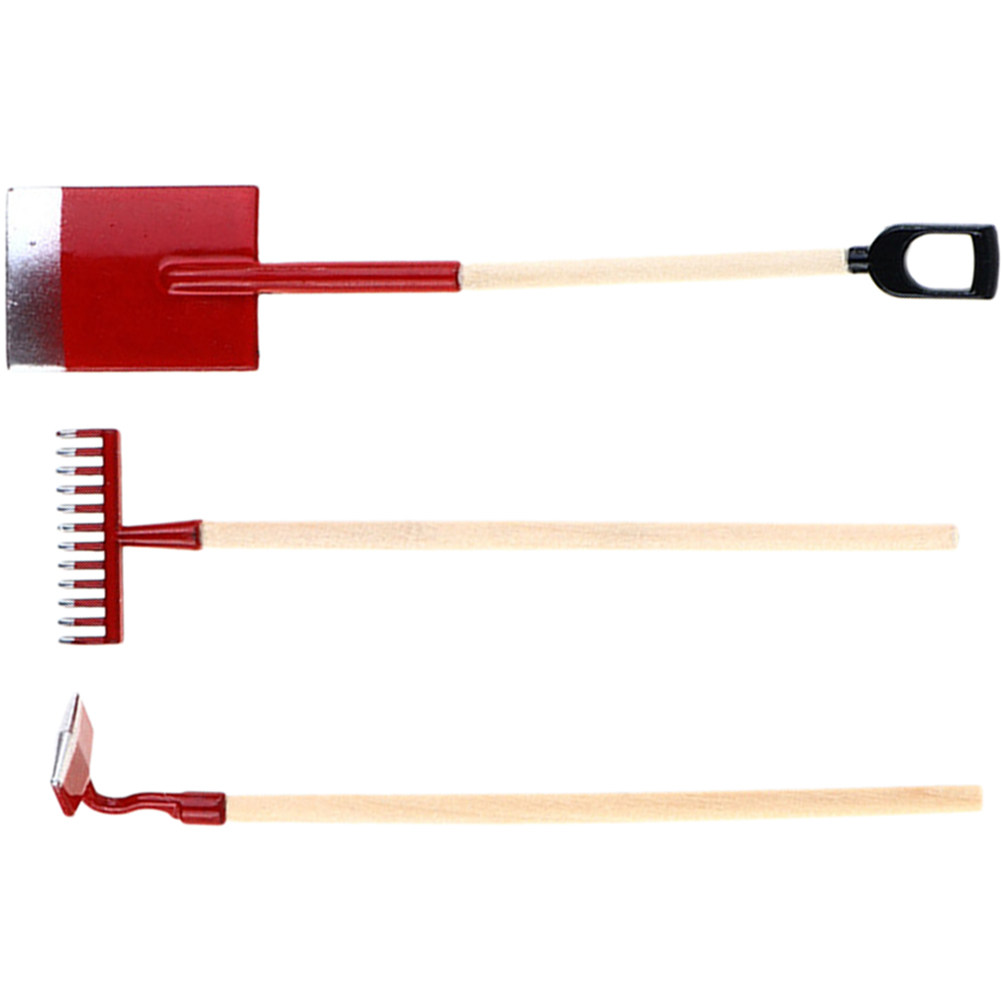 3Pcs Miniature House Accessori - Gardening Tools Kids Set recension och pris