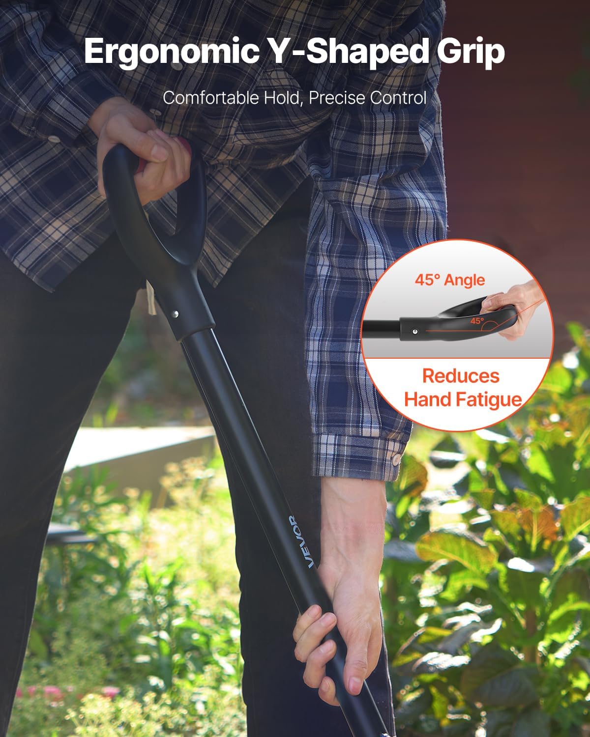 Garden Fork, 5-Tine Gardening  - Spade Digging Fork recension och pris