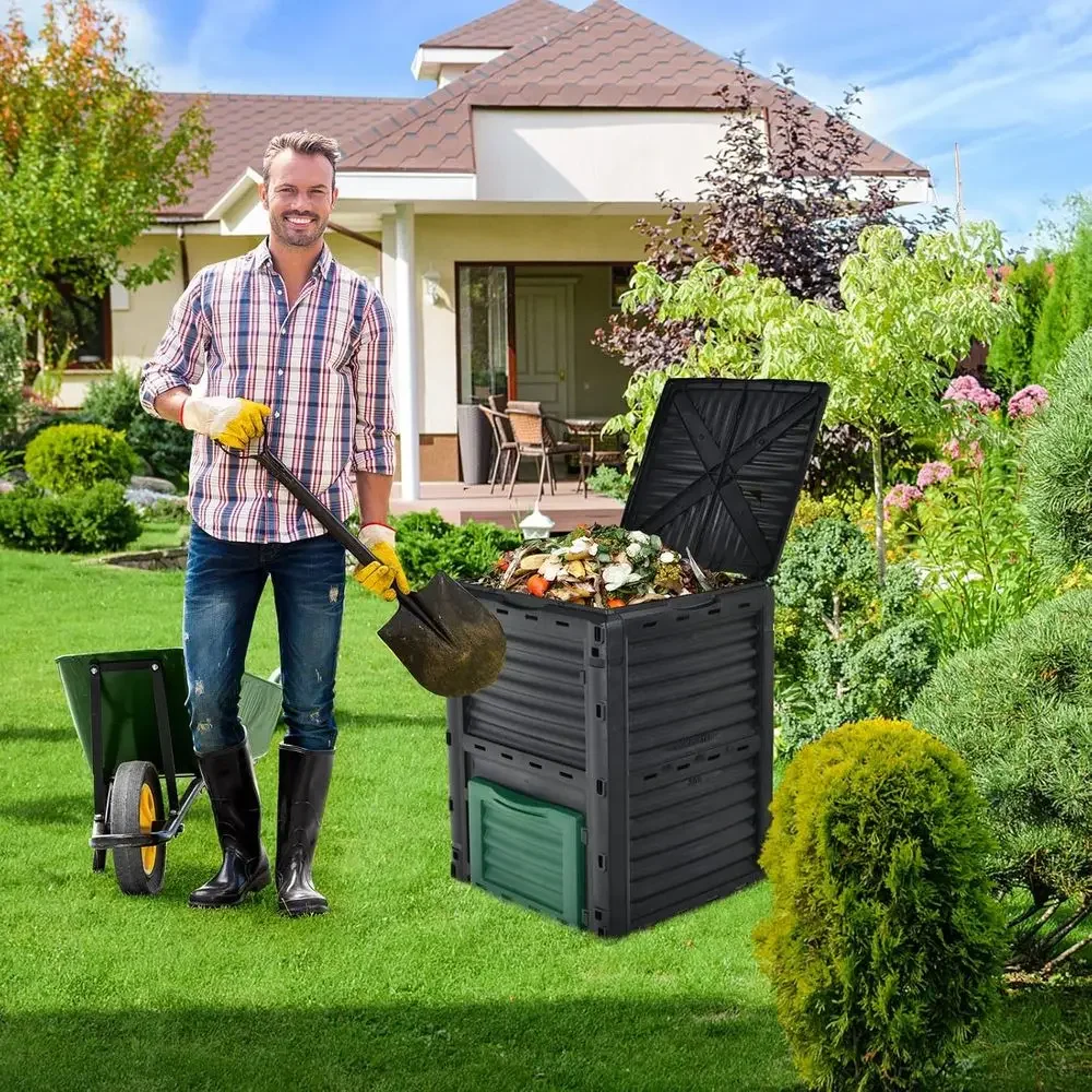 80 Gallon Outdoor Composting B - Compost Bin recension och pris
