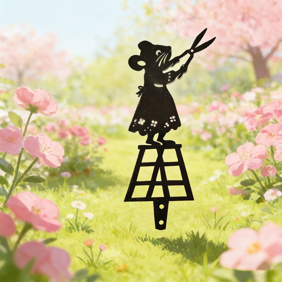 Black Silhouette Line Metal Ga - Gardening Tools Usa recension och pris