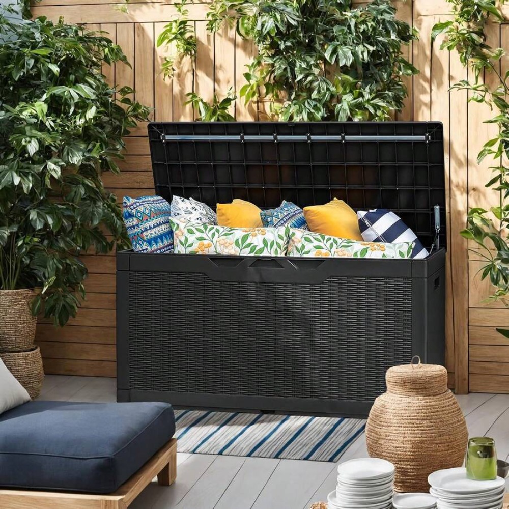 80 Gallon Outdoor Storage Box  - Gardening Tools Wooden recension och pris