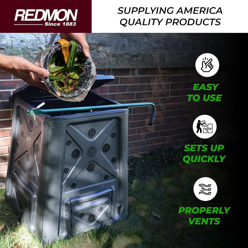 60 Gallon 4-Door Outdoor Compo - Compost Bin recension och pris