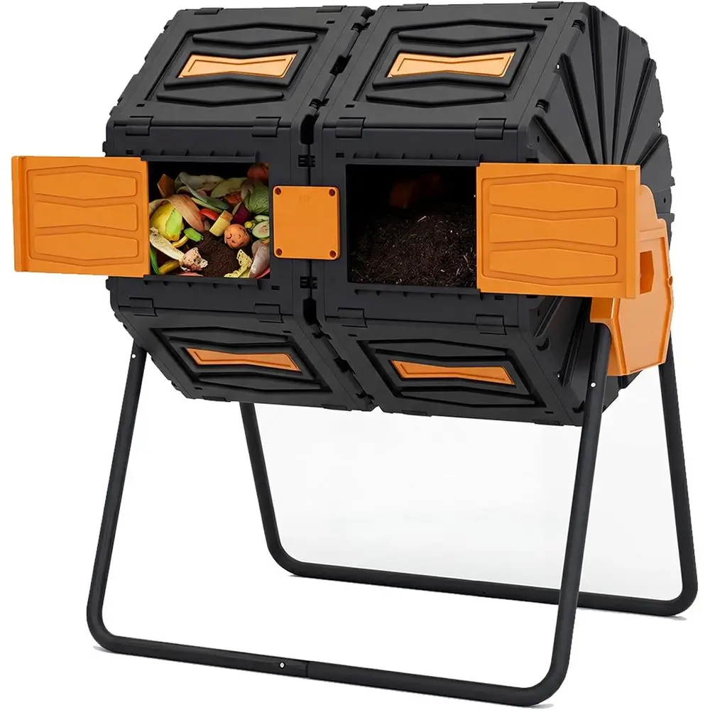 45 Gallon Dual Chamber Compost - Compost Bin recension och pris